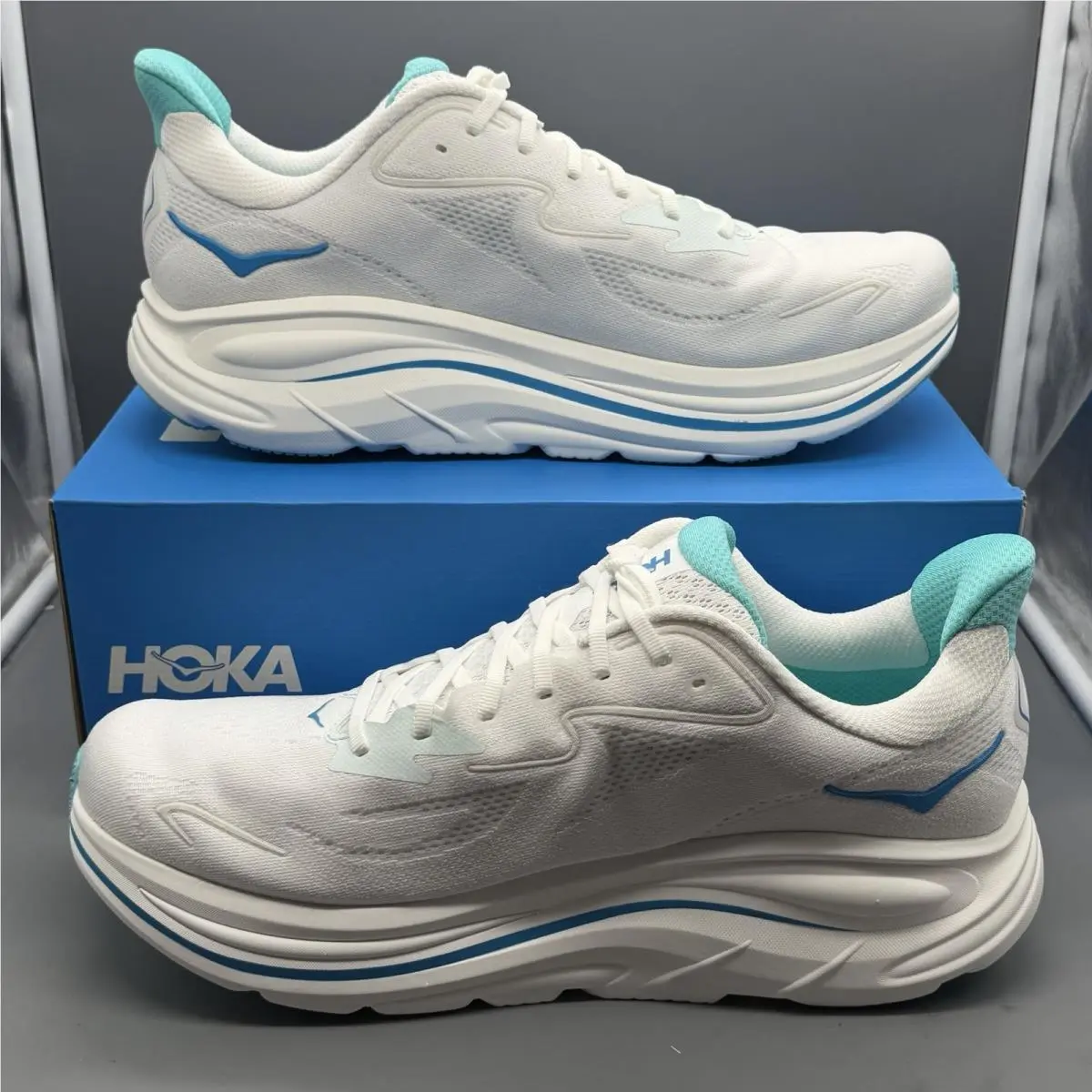 Hoka shoes - Hoka Clifton 10 - Clifton - 1162030 WKY - White (UPC: 0197634750620) 1