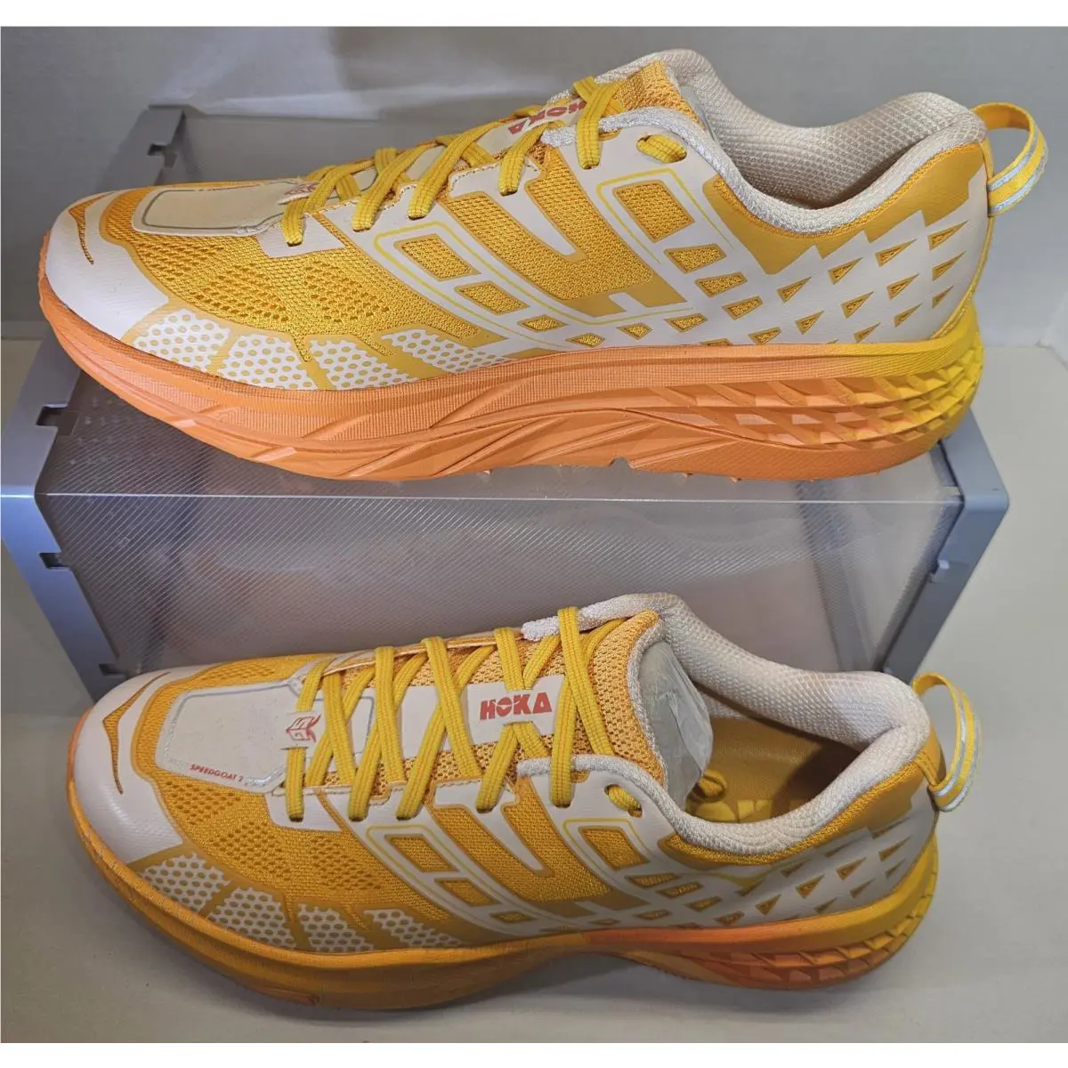 Hoka shoes - Hoka One One Speedgoat 2 - 1162710-DRL - Dawn Lite/Sun Coral 0