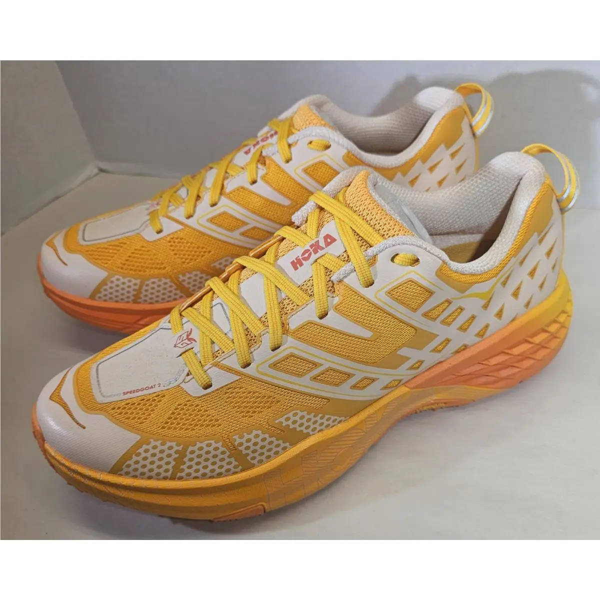 Hoka shoes - Hoka One One Speedgoat 2 - 1162710-DRL - Dawn Lite/Sun Coral 4