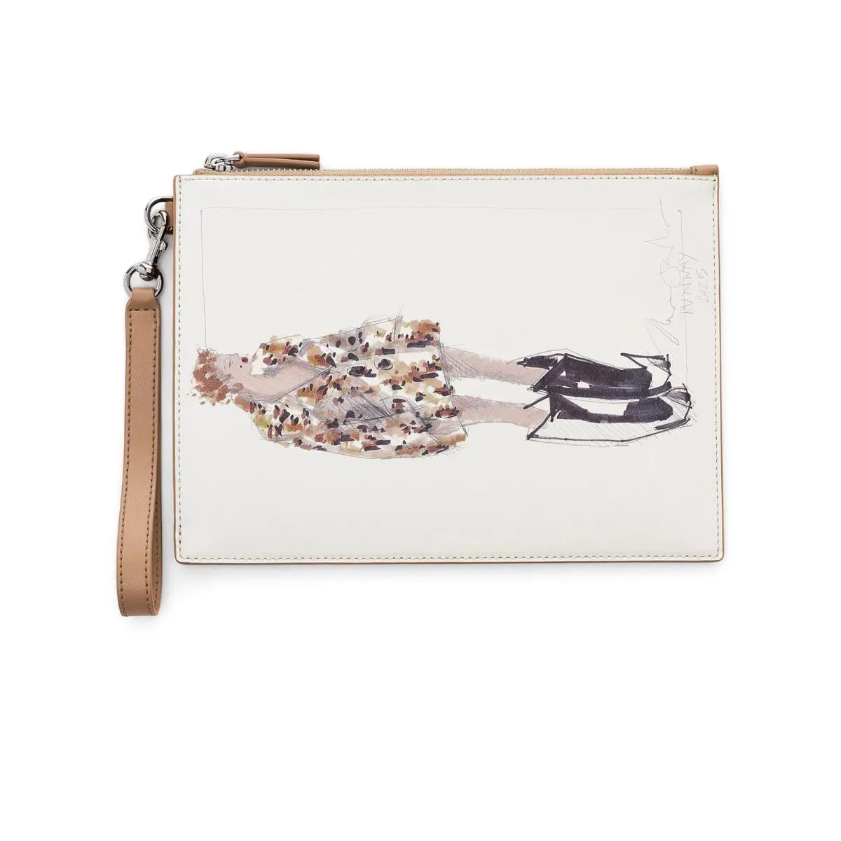 Woman`s Handbags Marc Jacobs The Runway Illustration Wristlet