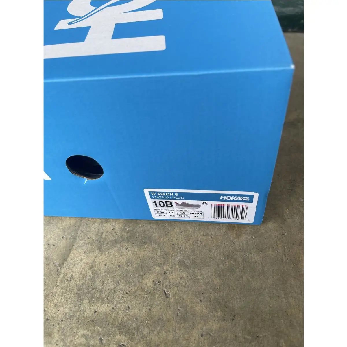 Hoka shoes - Mach 6 - Mach - Light Blue, Pink, White, Purple 8