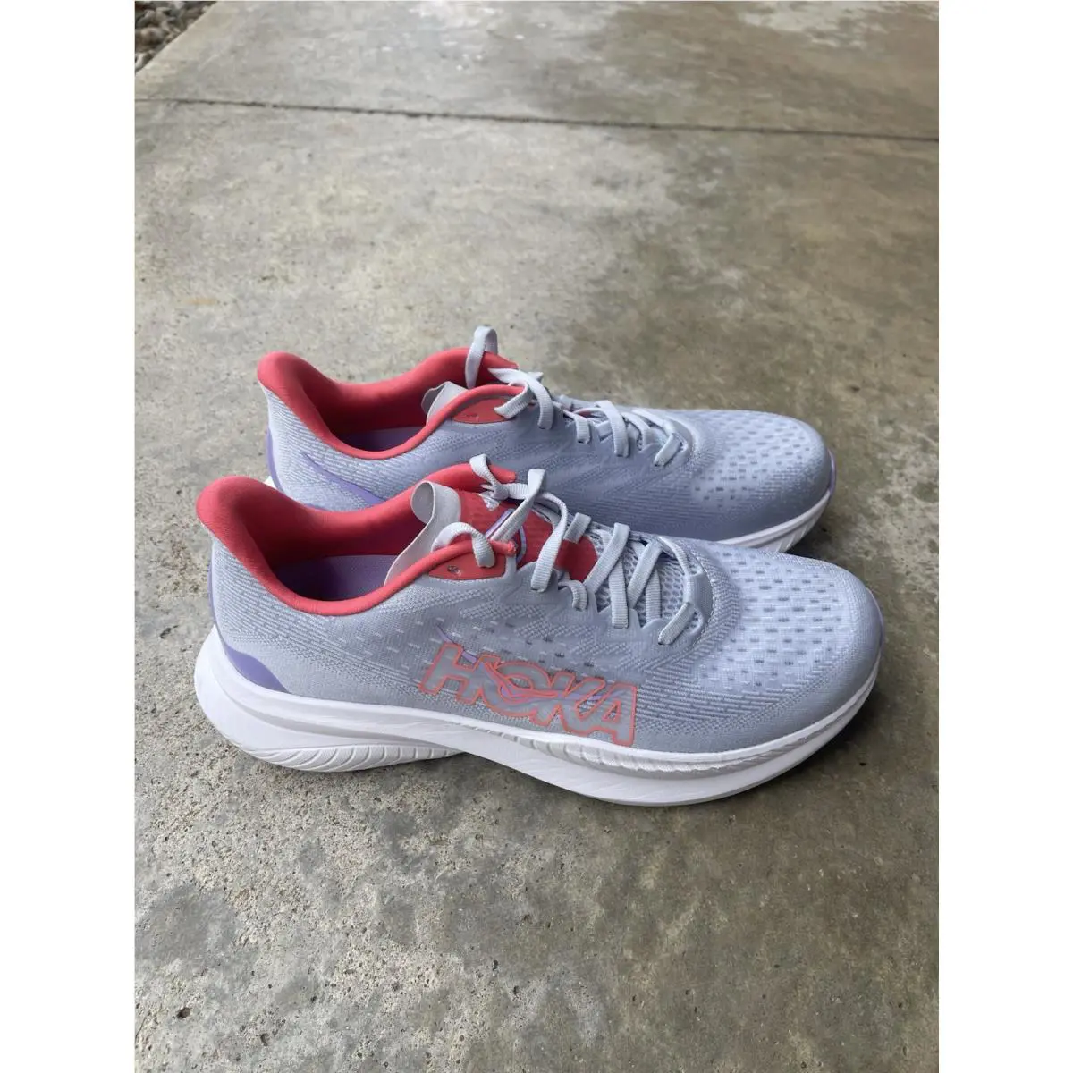 Hoka shoes - Mach 6 - Mach - Light Blue, Pink, White, Purple 3