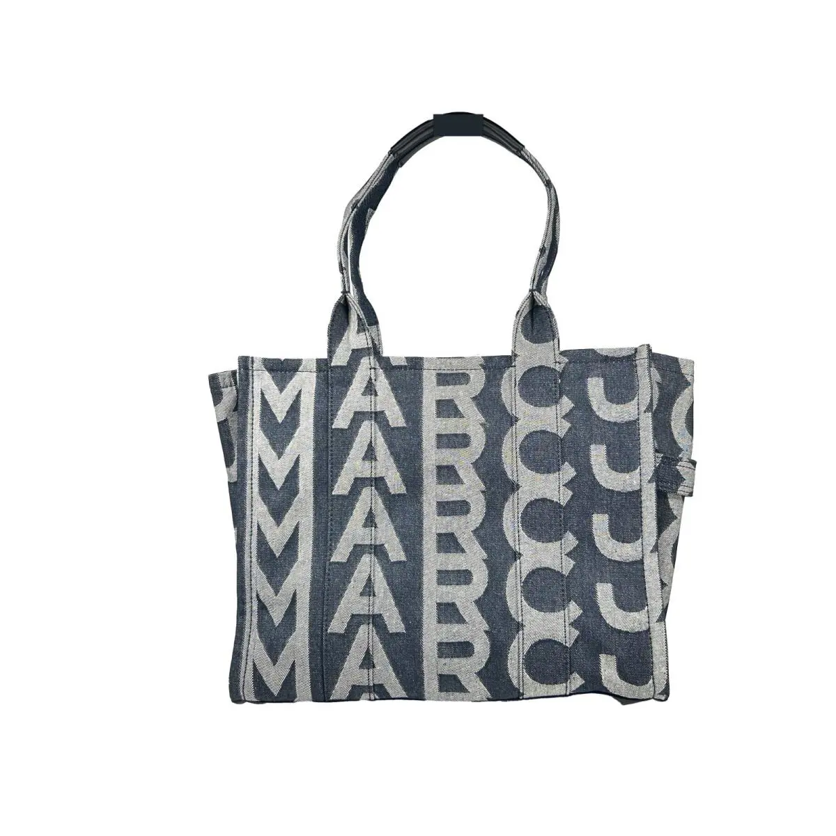 Marc Jacobs Denim Monogram Large Tote Bag