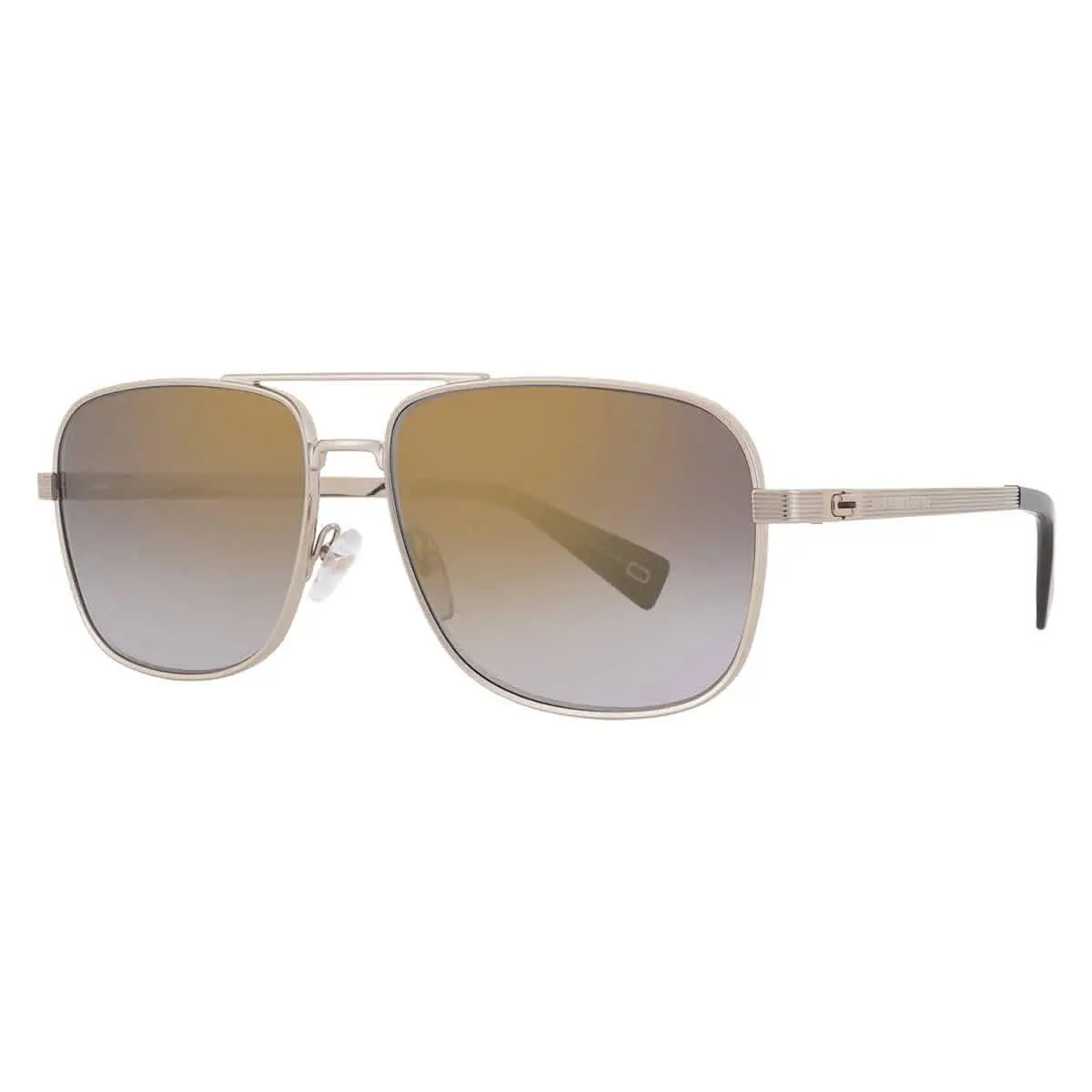 Marc Jacobs Grey Shaded Gold Navigator Men`s Sunglasses Marc 241/S 0J5G/FQ 59