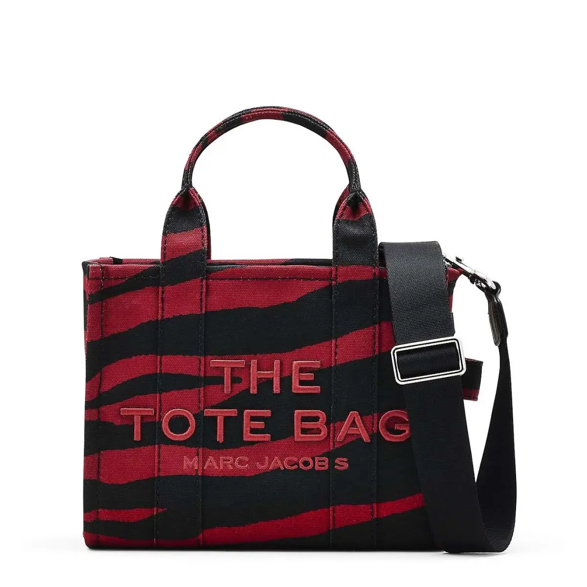 Marc Jacobs The Small Canvas Tote - Siren/black Zebra Print