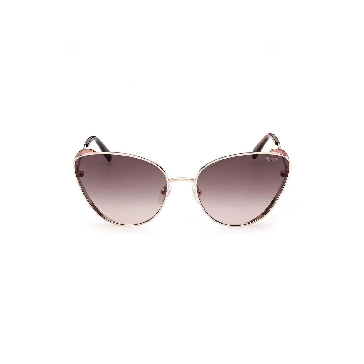 Emilio Pucci Men 61mm Cat Eye Gradient Lens Sunglasses Rose Gold/