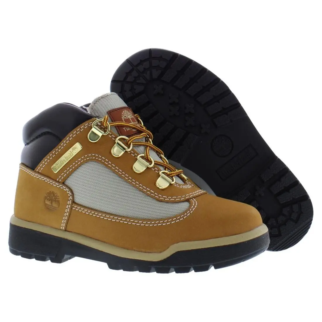 Timberland Field Boot Mid Boys Shoes Size 13 Color: Wheat Nubuck
