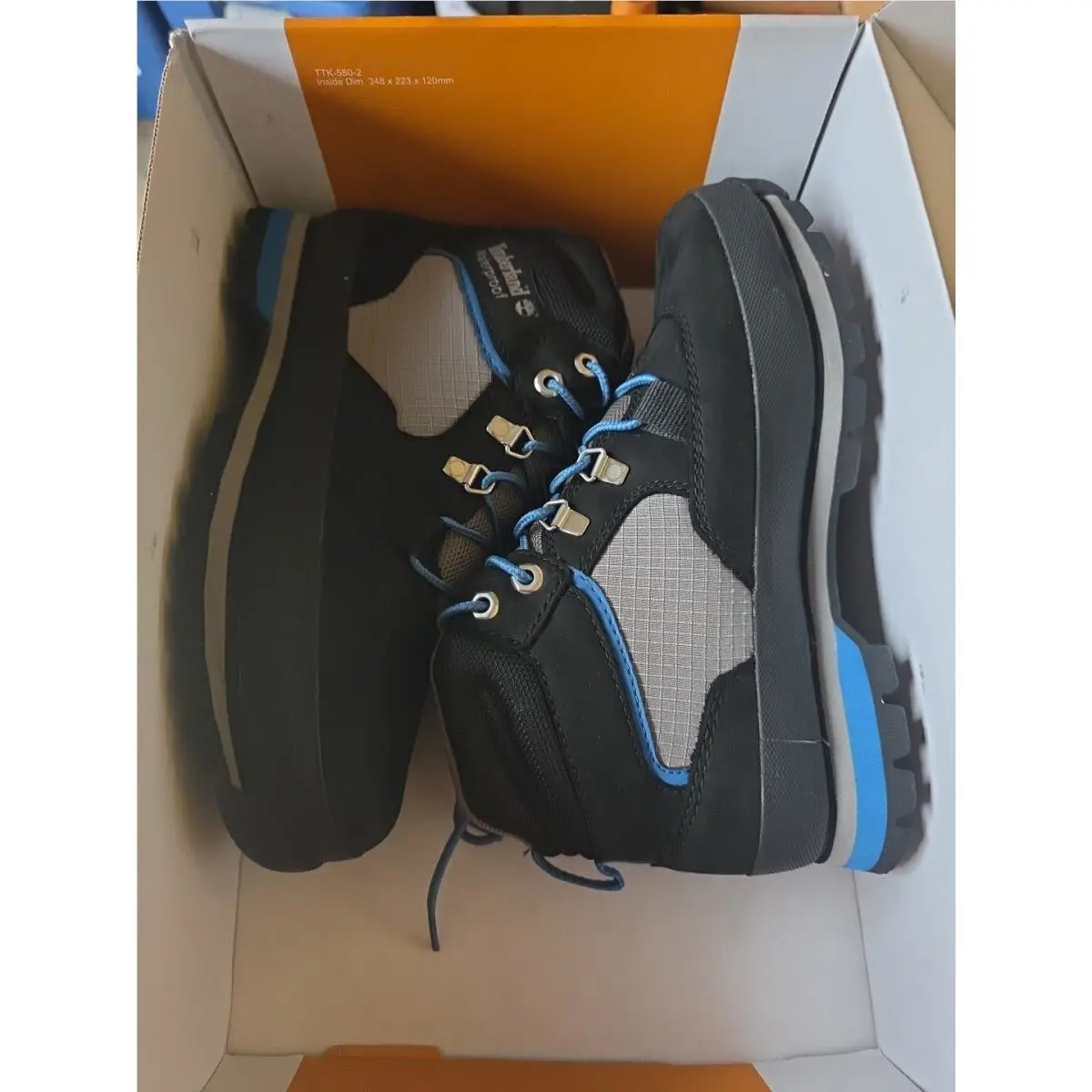 Timberland shoes - Euro Hiker - Euro Hiker - Black Nubuck Blue 3