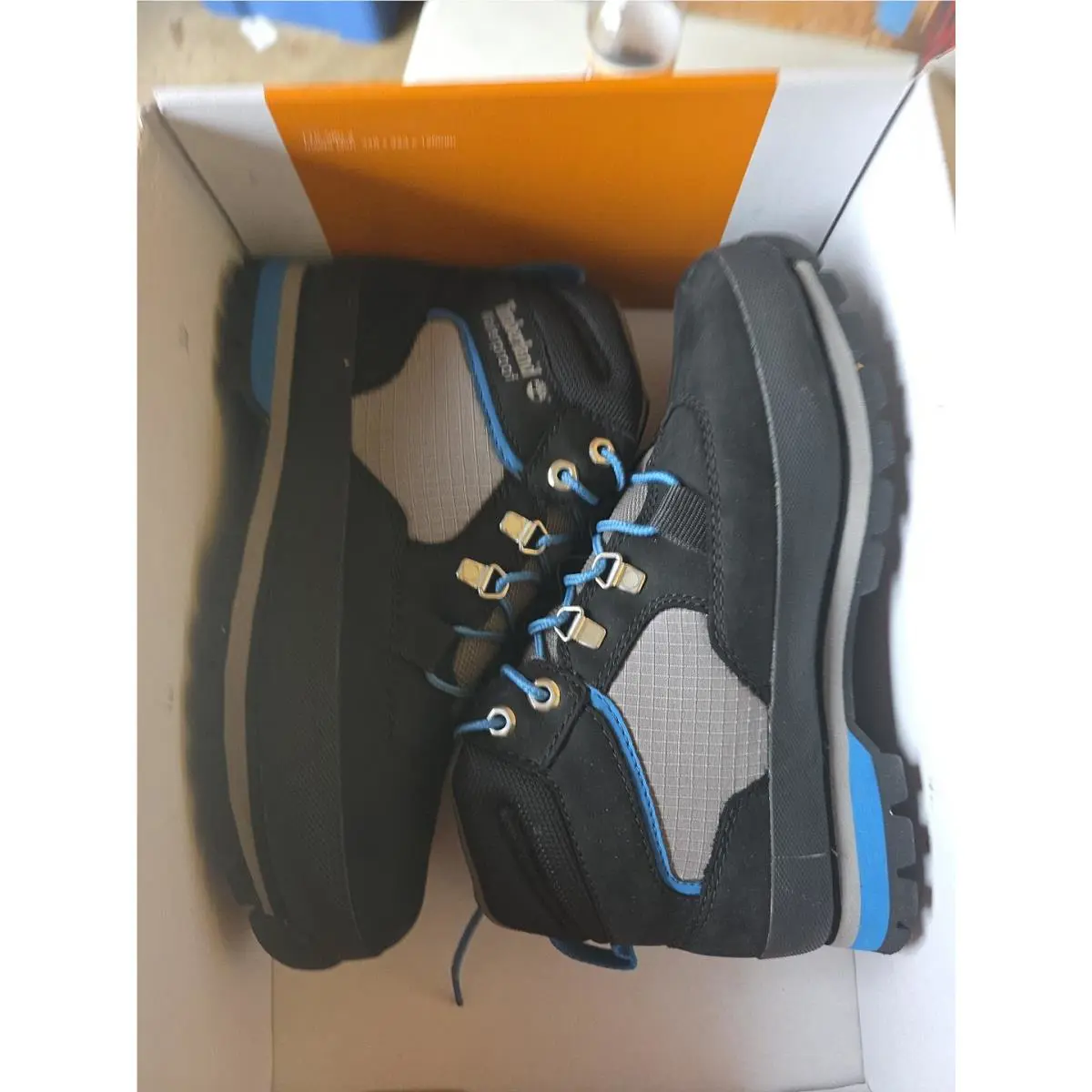 Timberland shoes - Euro Hiker - Euro Hiker - Black Nubuck Blue 4