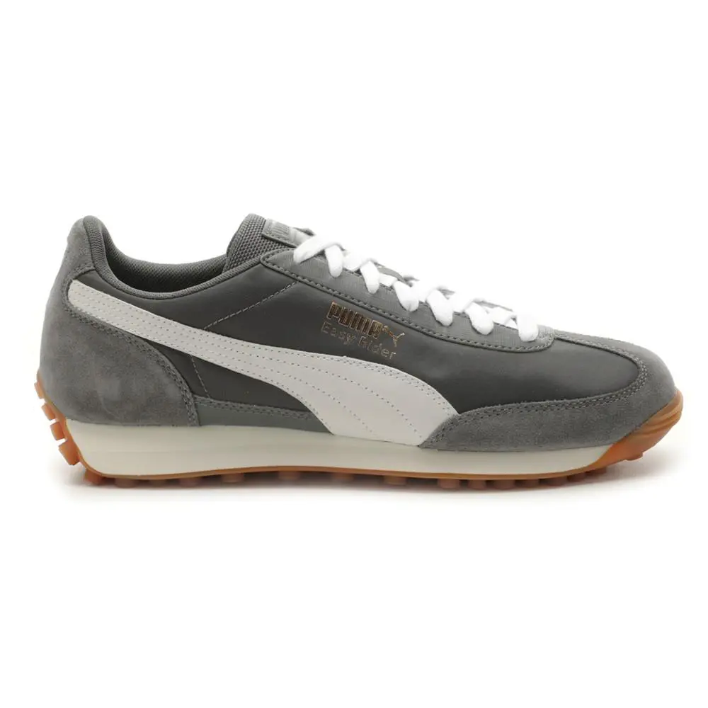 Puma Easy Rider Dub Lace Up Mens Grey Sneakers Casual Shoes 40051902 - Grey