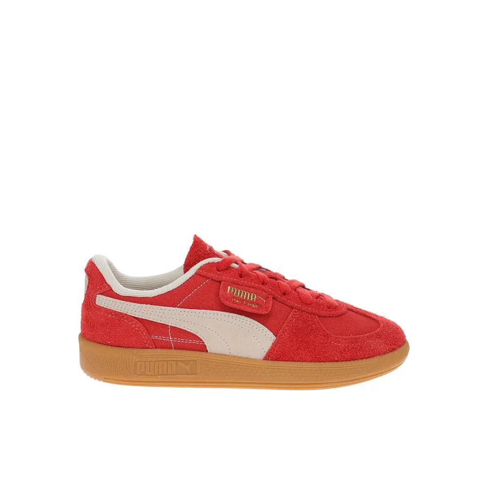 Puma shoes - PUMA Palermo Vintage Lace Up - 40078317 - Red 7