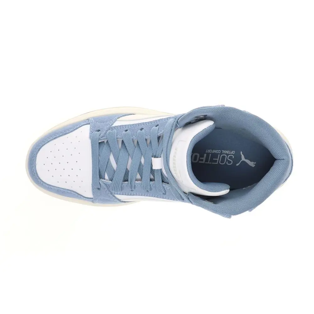 Puma shoes - PUMA Rebound Femme Mid Suede Platform - 40259503 - White 2