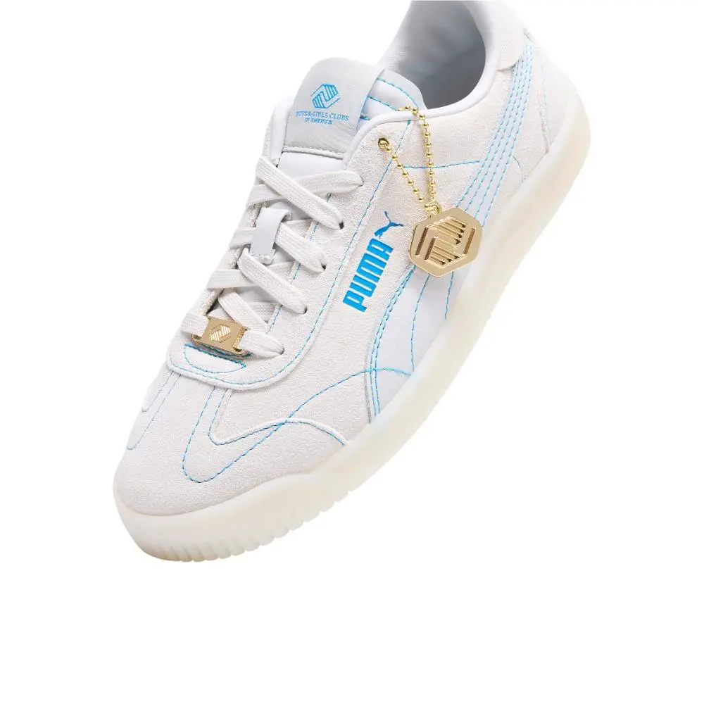 Puma shoes - PUMA Club 5V5 Boys And Girls Club Lace Up  Youth - 40684202 - Grey 4