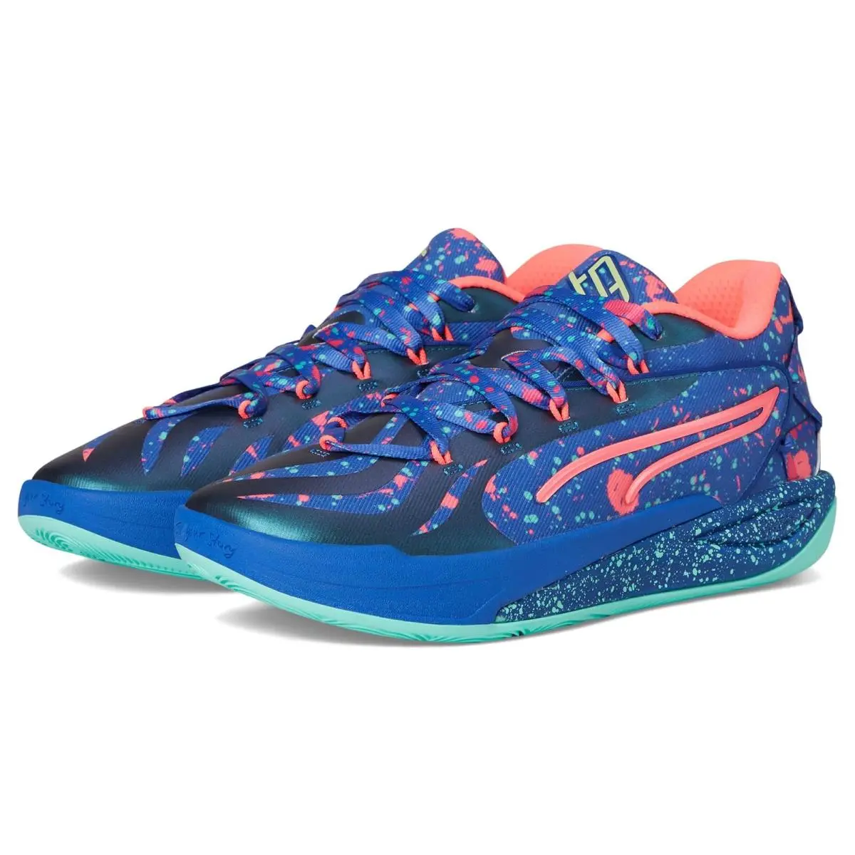 Puma shoes - Vivid Blue/Electric Peppermint 6