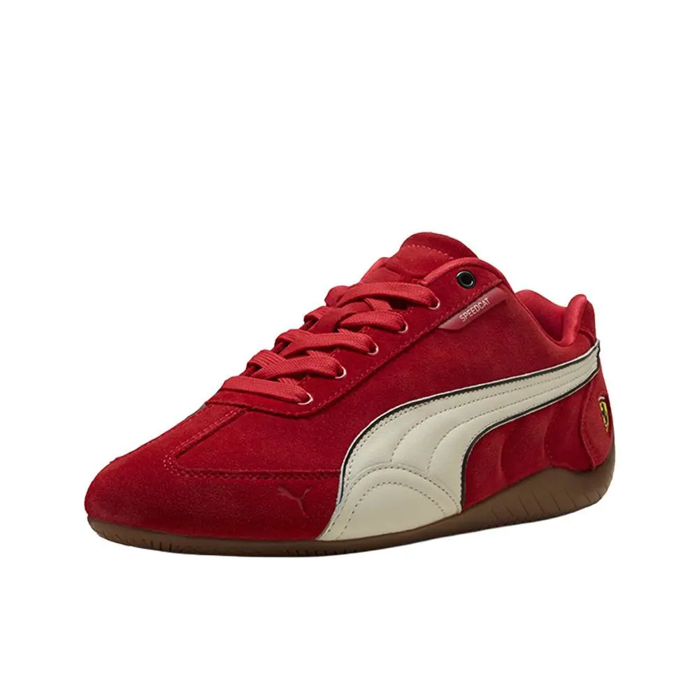 Puma shoes - PUMA Scuderia Ferrari Speedcat Lace Up - 30912502 - Red 0