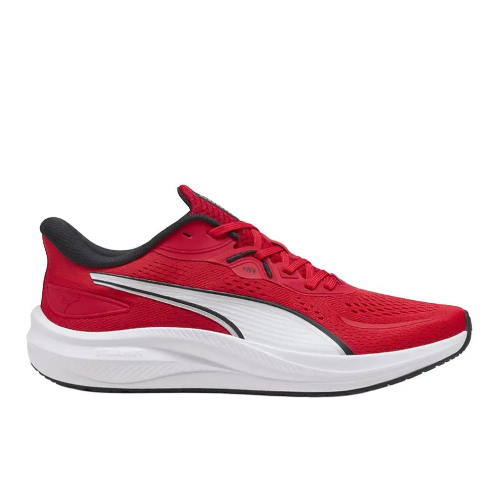 Puma Skyrocket Lite 2 Running Mens Red White Sneakers Athletic Shoes 31173004 - Red, White