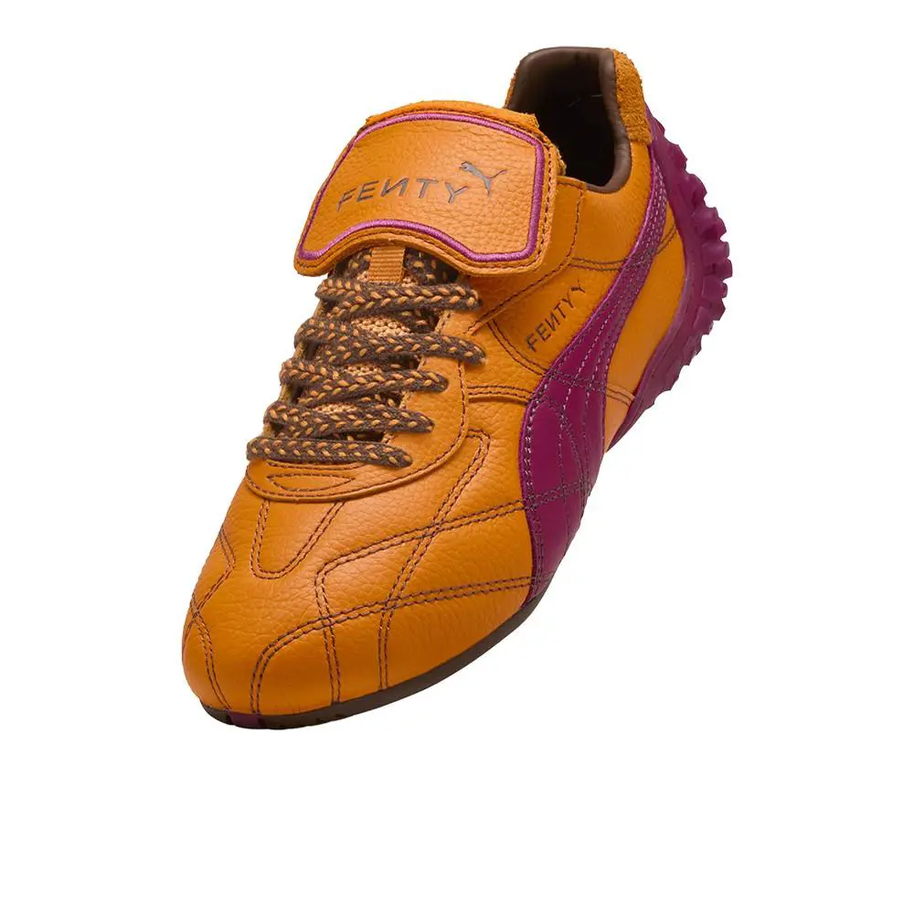 Puma shoes - PUMA Fenty X  Avanti Ls Stitched Lace Up - 40481401 - Orange 4