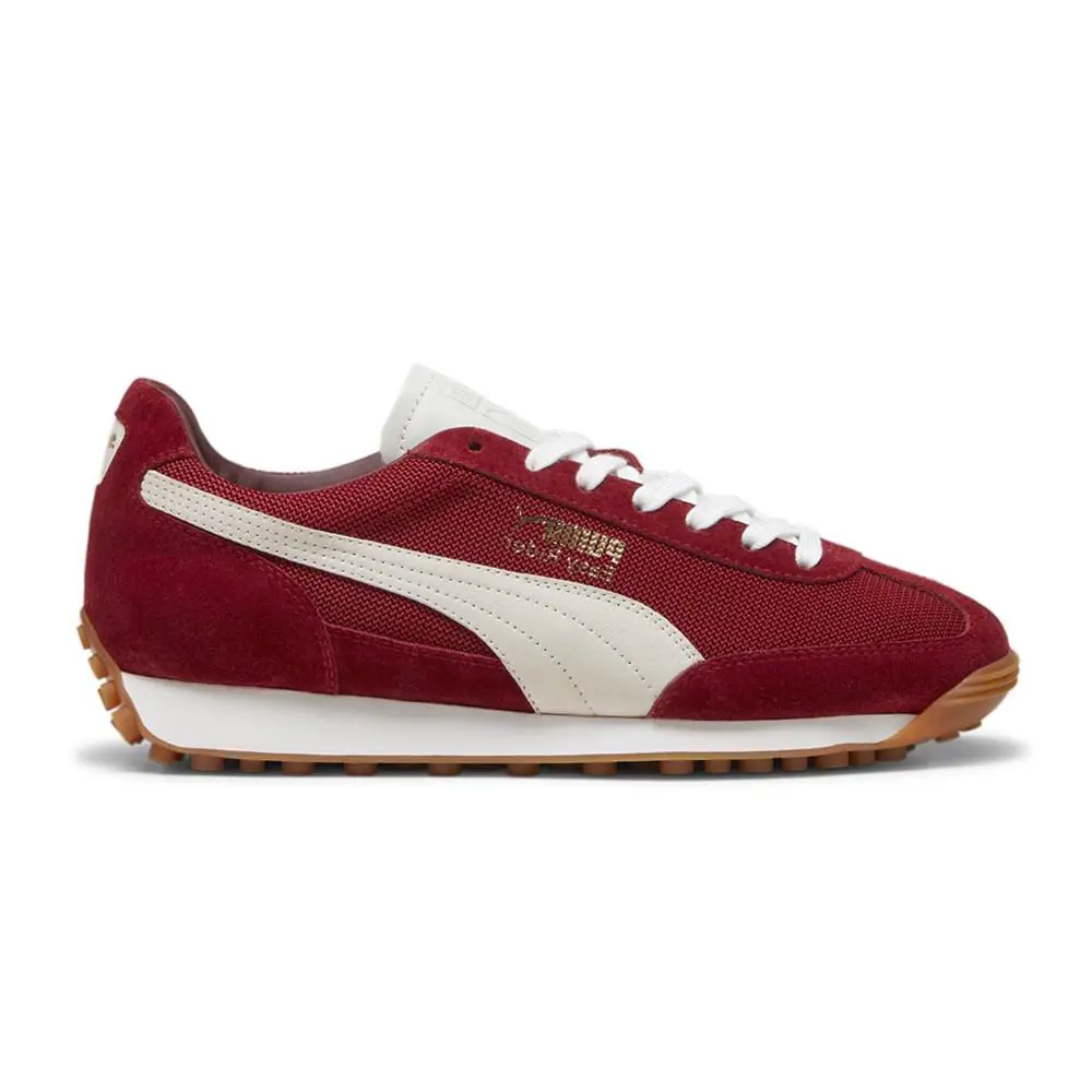 Puma Easy Rider Mix Lace Up Mens Red Sneakers Casual Shoes 39966001 - Red