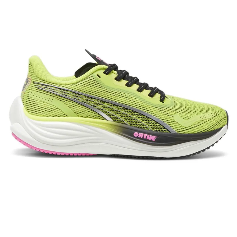 Puma shoes - PUMA Velocity Nitro 3 Psychedelic Rush Running - 38008101 - Yellow 5