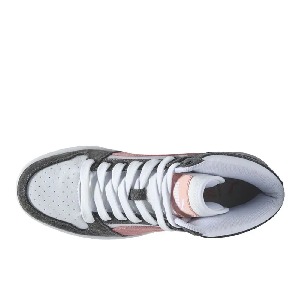 Puma shoes - PUMA Rebound Layup Denim Lace Up - 39907402 - White 2