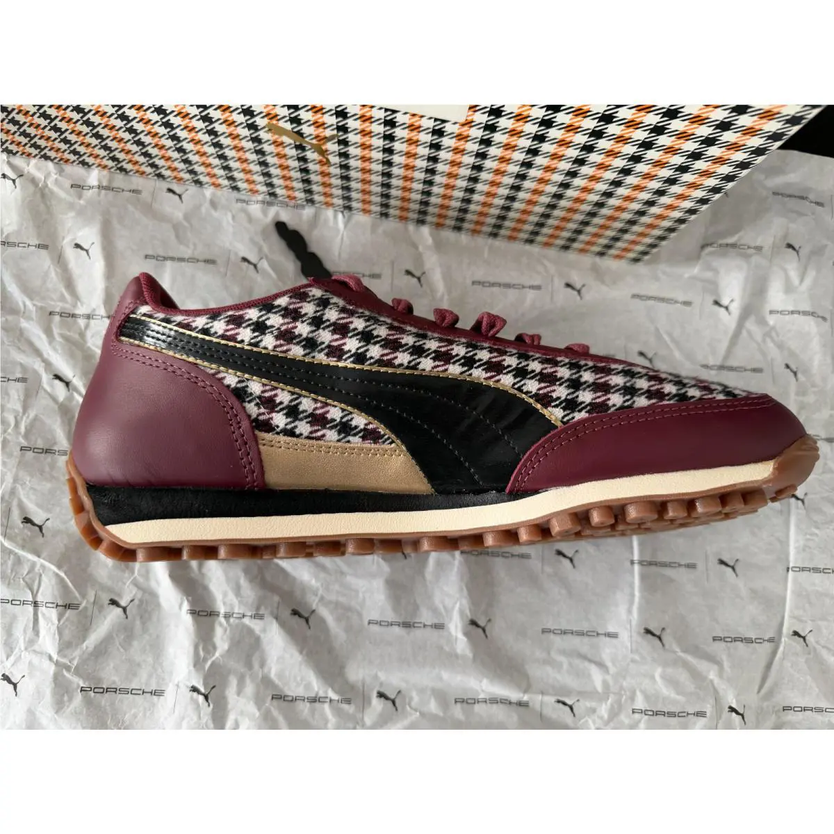 Puma shoes - PUMA Easy Rider - Easy Rider - Plaid Seats red and black 12