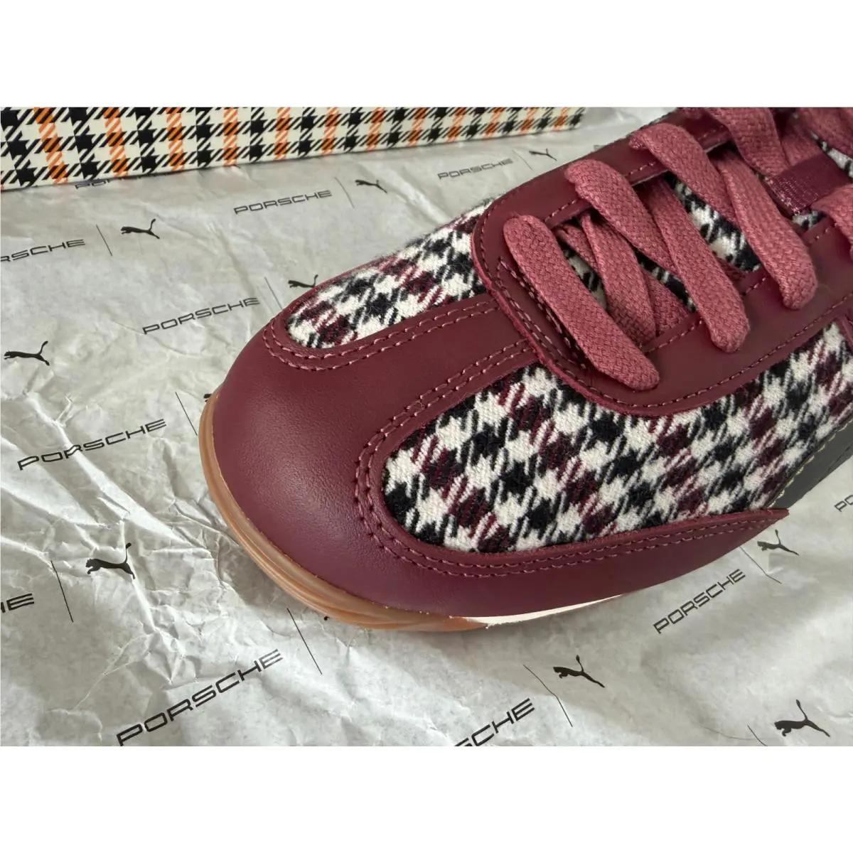 Puma shoes - PUMA Easy Rider - Easy Rider - Plaid Seats red and black 9