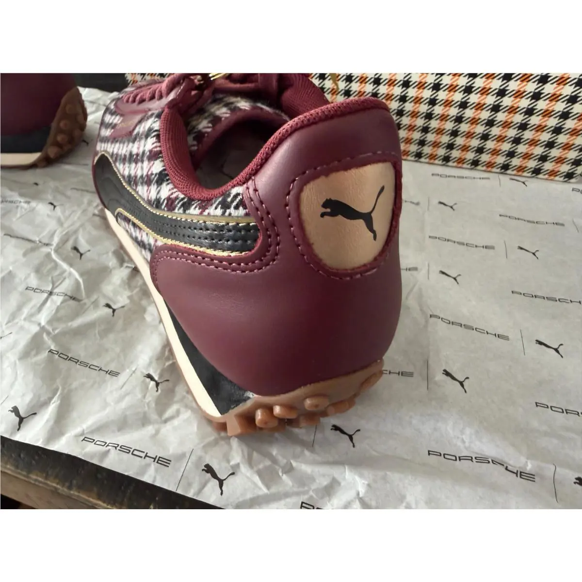Puma shoes - PUMA Easy Rider - Easy Rider - Plaid Seats red and black 11