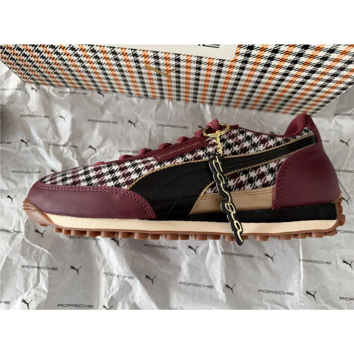 Puma shoes - PUMA Easy Rider - Easy Rider - Plaid Seats red and black 7