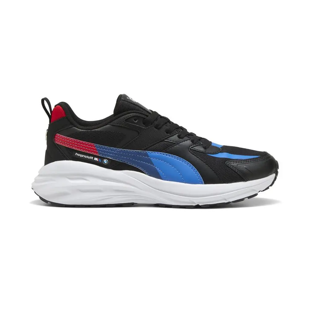 Puma Bmw M Motorsport Hypnotic Ls Lace Up Mens Black Sneakers Casual Shoes 3086 - Black