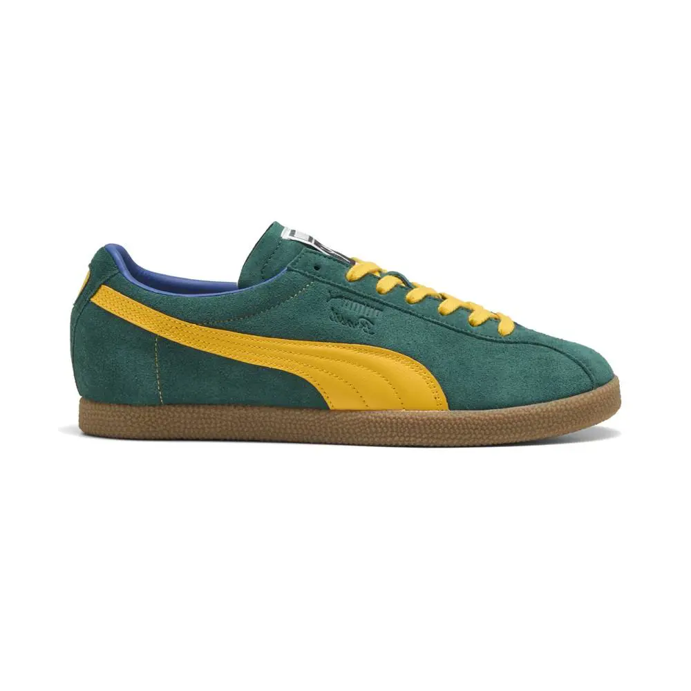 Puma Brasil Lace Up Mens Green Sneakers Casual Shoes 40104801 - Green