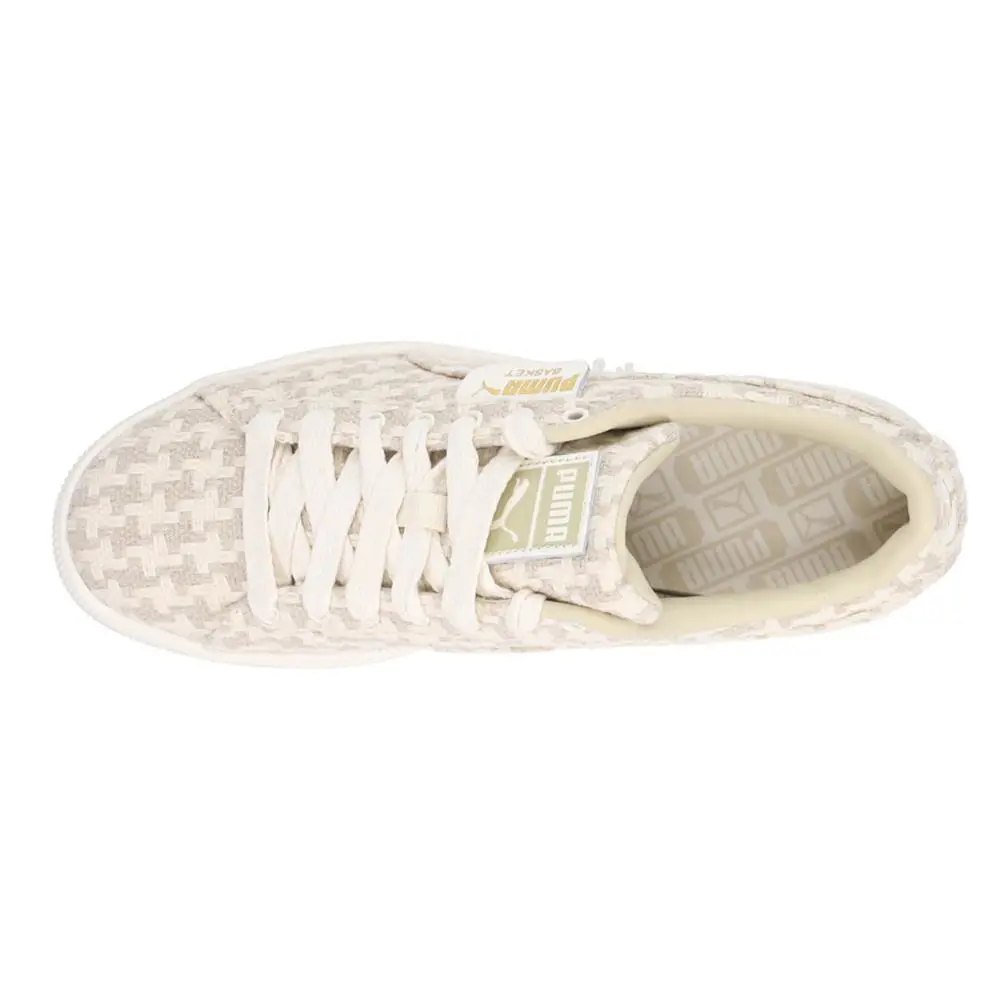 Puma shoes - PUMA Basket Seaside Drills Lace Up - 40052701 - Beige 2