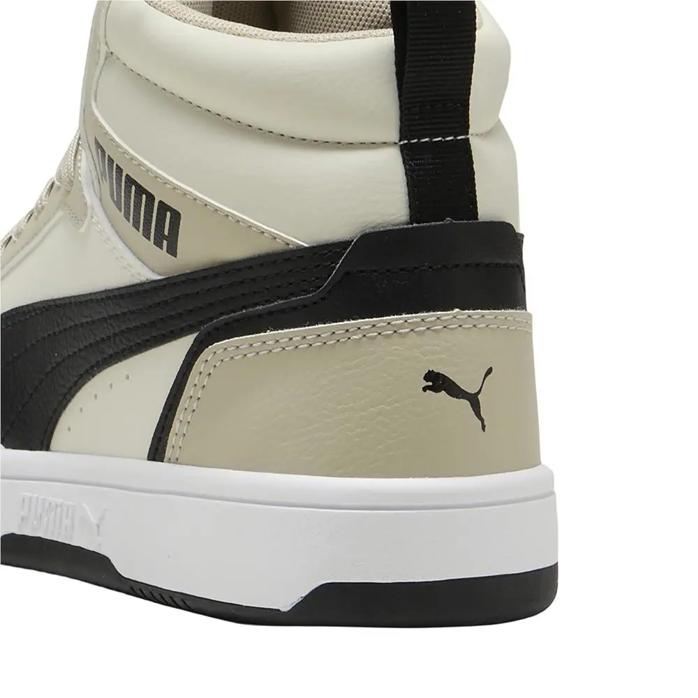 Puma shoes - PUMA Rebound V6 Mid Top Lace Up  Youth - 39383130 - Beige 5