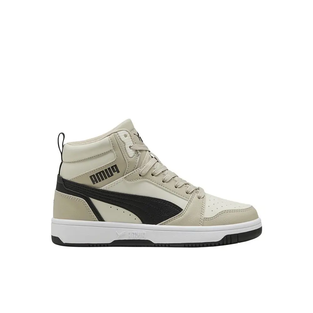 Puma shoes - PUMA Rebound V6 Mid Top Lace Up  Youth - 39383130 - Beige 7