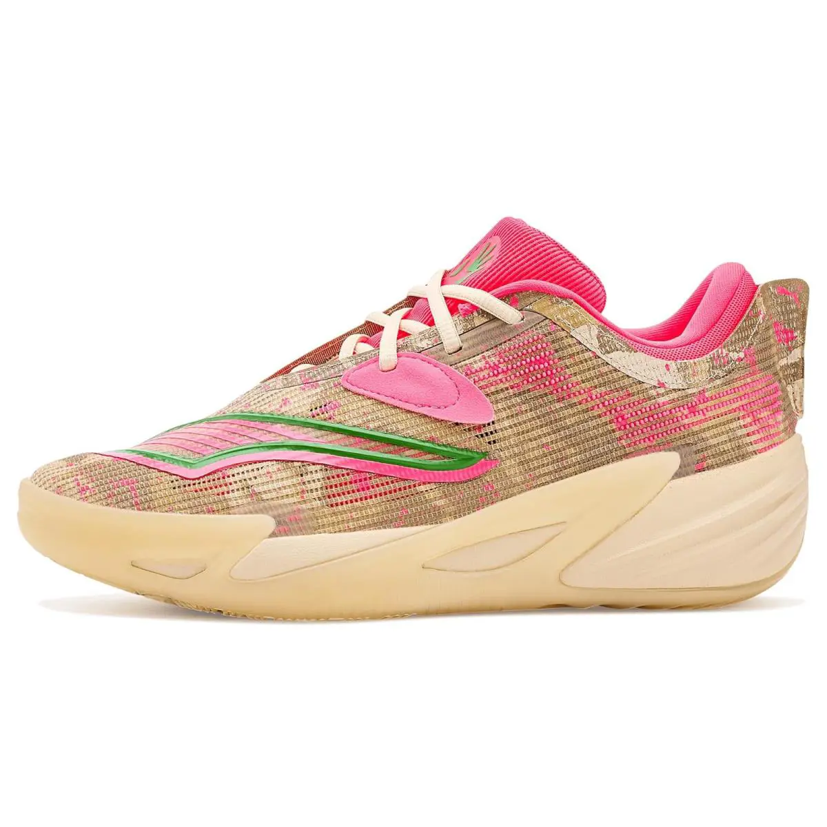 Puma shoes - Sand Dune/Pure Pink/Green Fruit 2