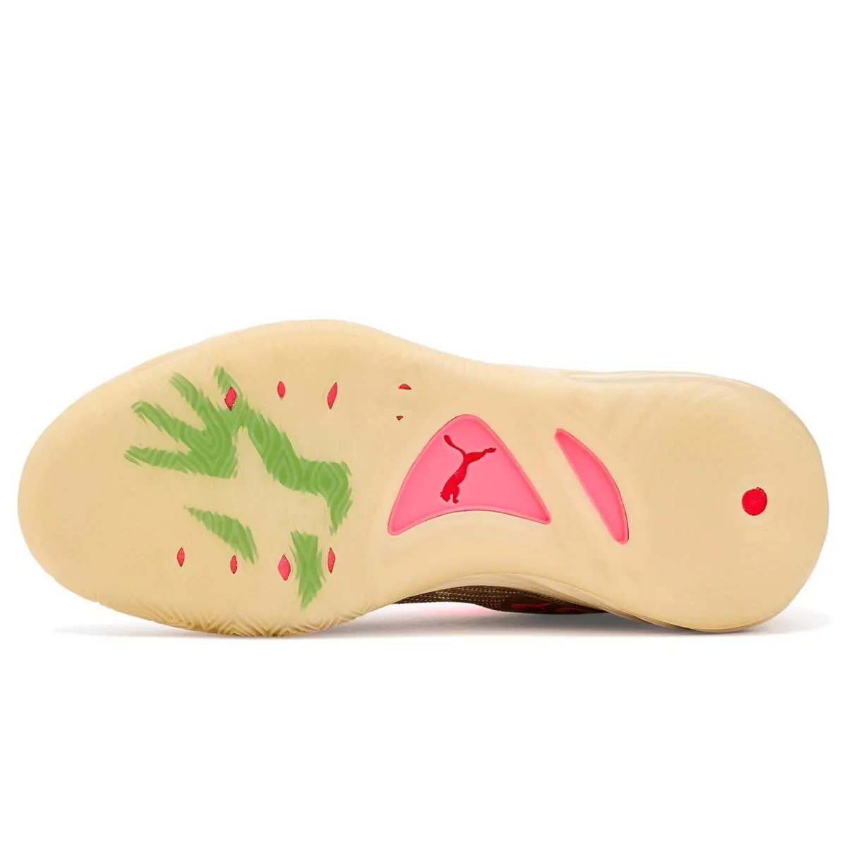 Puma shoes - Sand Dune/Pure Pink/Green Fruit 3