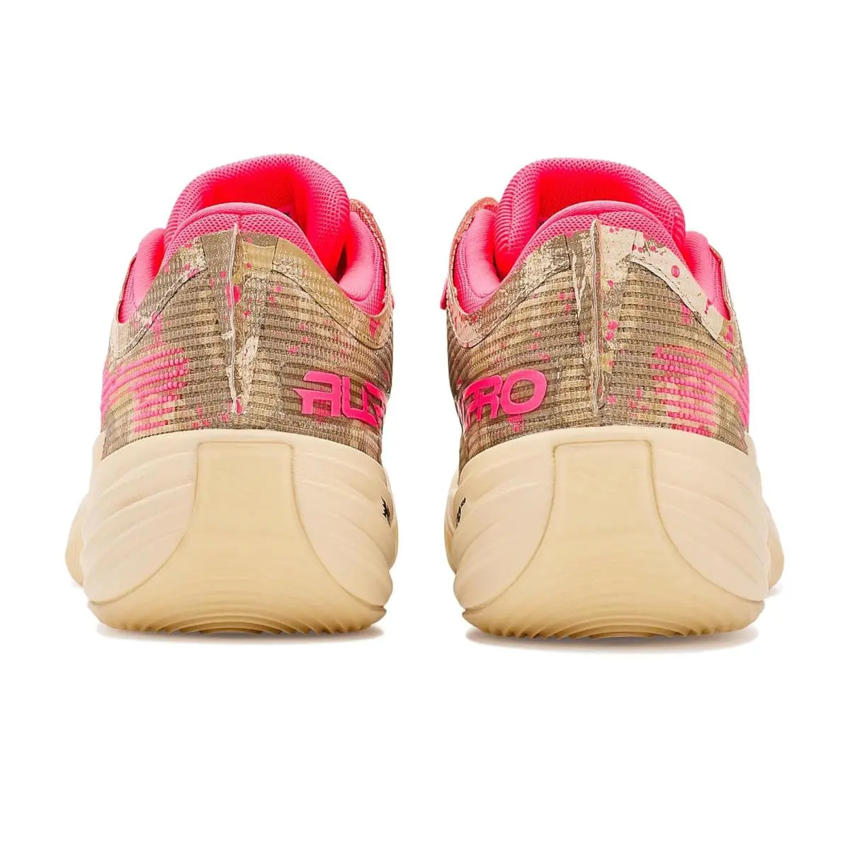 Puma shoes - Sand Dune/Pure Pink/Green Fruit 12