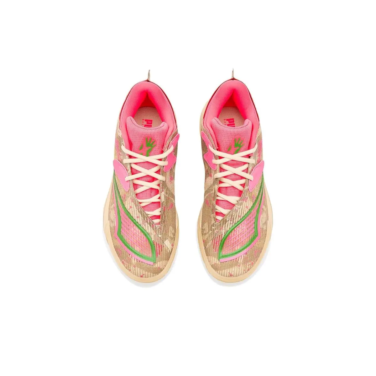 Puma shoes - Sand Dune/Pure Pink/Green Fruit 7