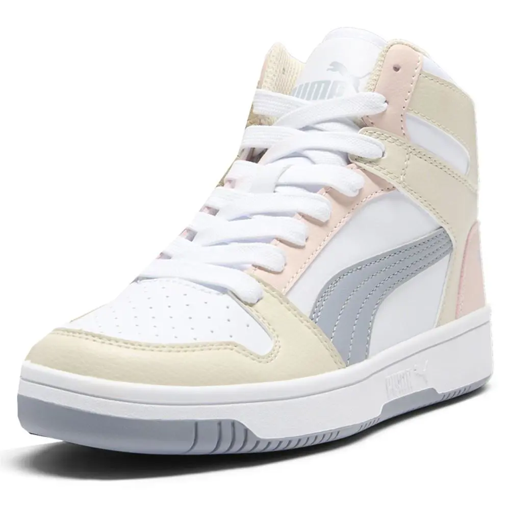 Puma shoes - PUMA Rebound Layup Softfoam+ L High Top - 39489159 - Beige, Pink, White 0