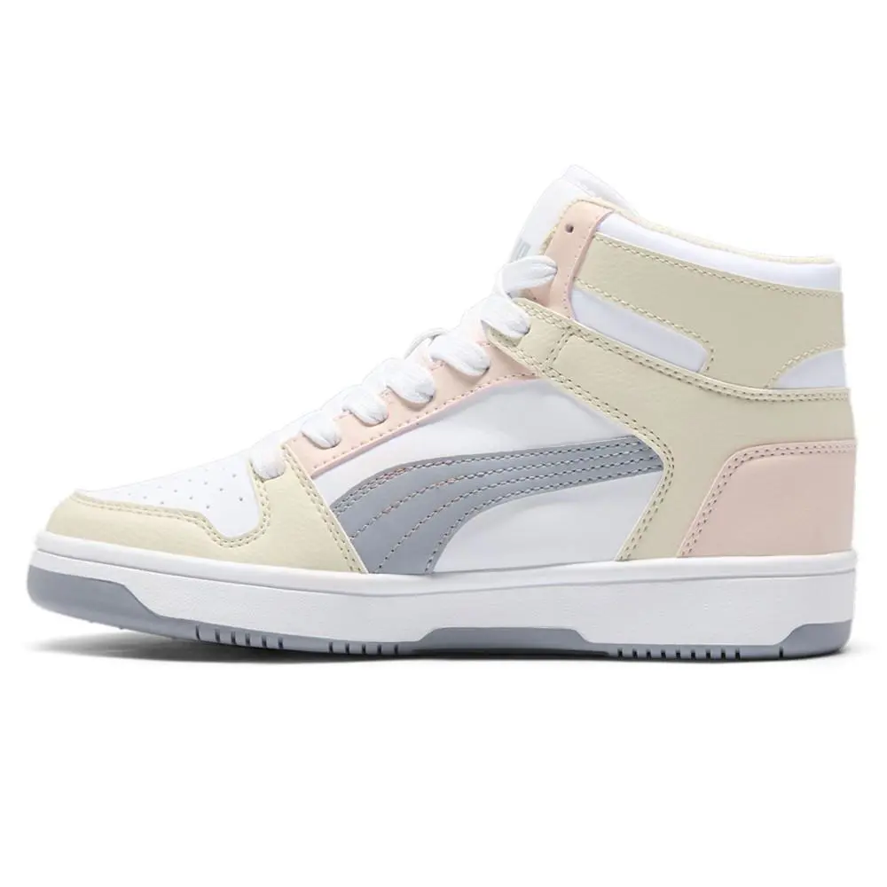 Puma shoes - PUMA Rebound Layup Softfoam+ L High Top - 39489159 - Beige, Pink, White 1