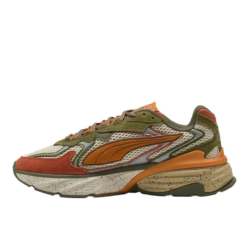 Puma shoes - PUMA Fade Overload Lace Up - 40835301 - Orange 1