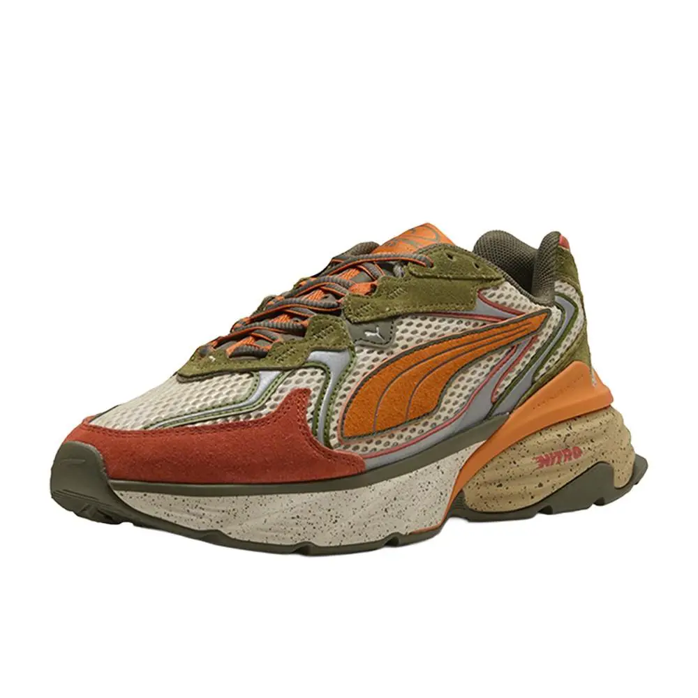 Puma shoes - PUMA Fade Overload Lace Up - 40835301 - Orange 8