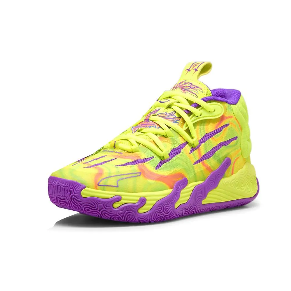 Puma shoes - PUMA Mb.03 Spark Basketball  Youth - 37993101 - Yellow 0