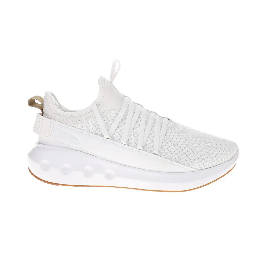 Puma Softride Carson Fresh Knit Lace Up Mens White Sneakers Casual Shoes 311254 - White