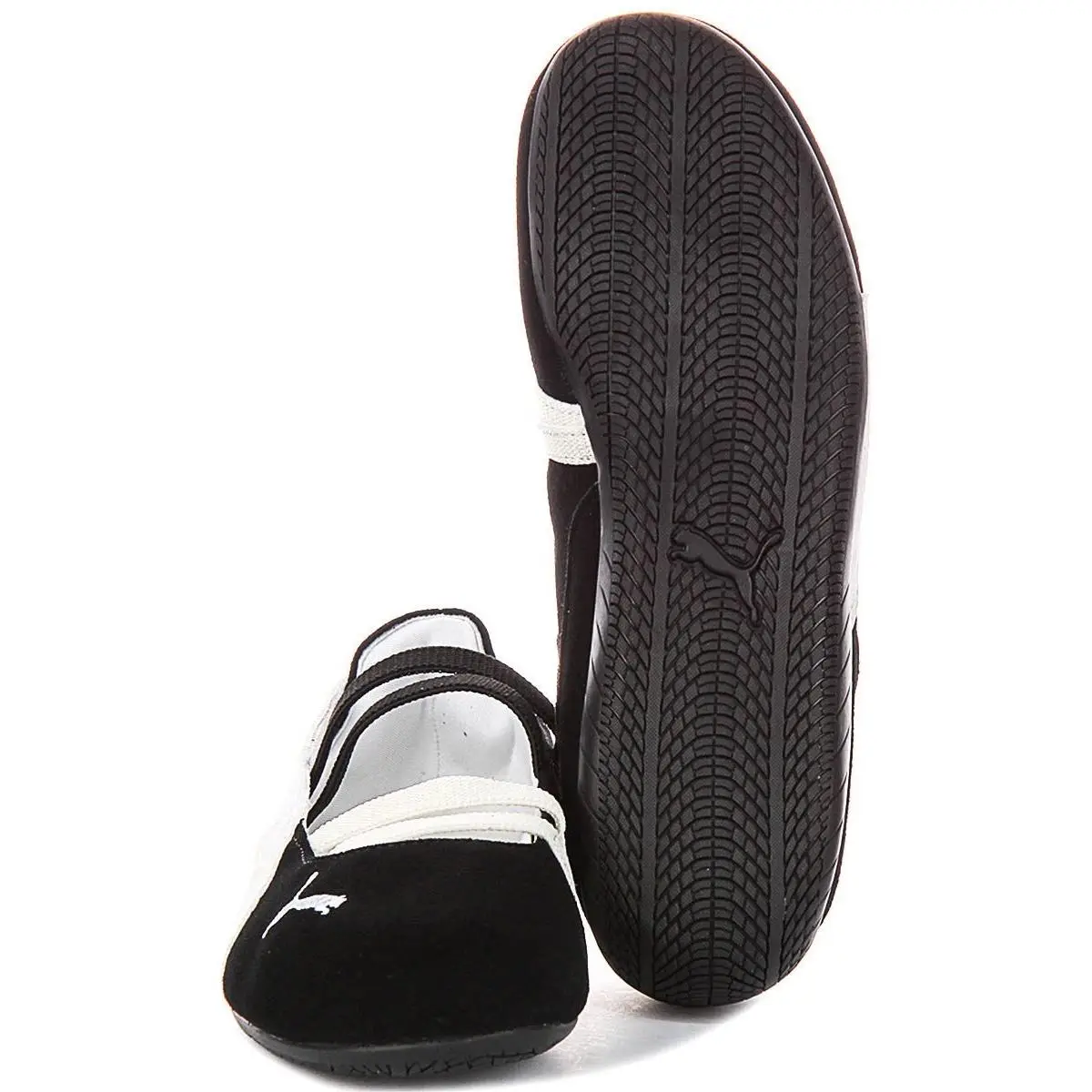 Puma shoes - Black White 3