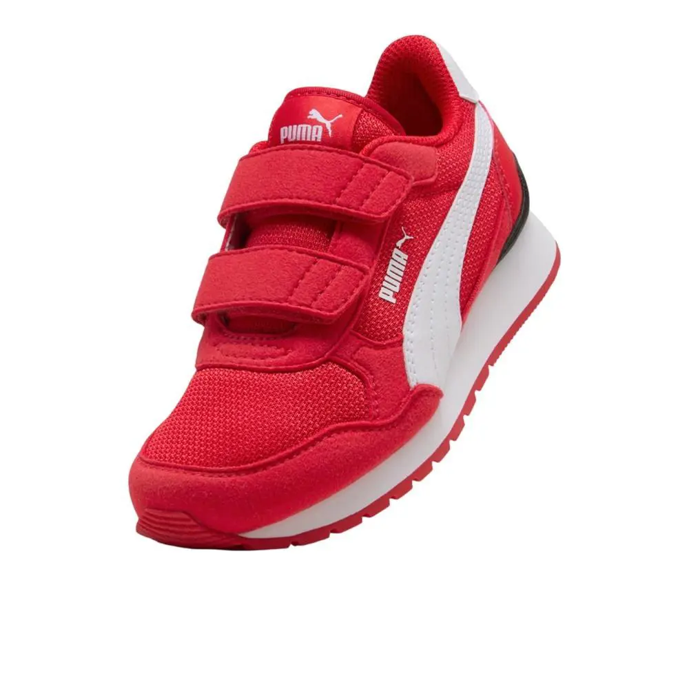 Puma shoes - PUMA St Runner V4 Mesh Slip On  Toddler - 39987717 - Red 4