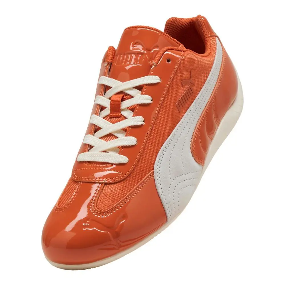Puma shoes - PUMA Speedcat Patent Lace Up - 40541802 - Orange 4