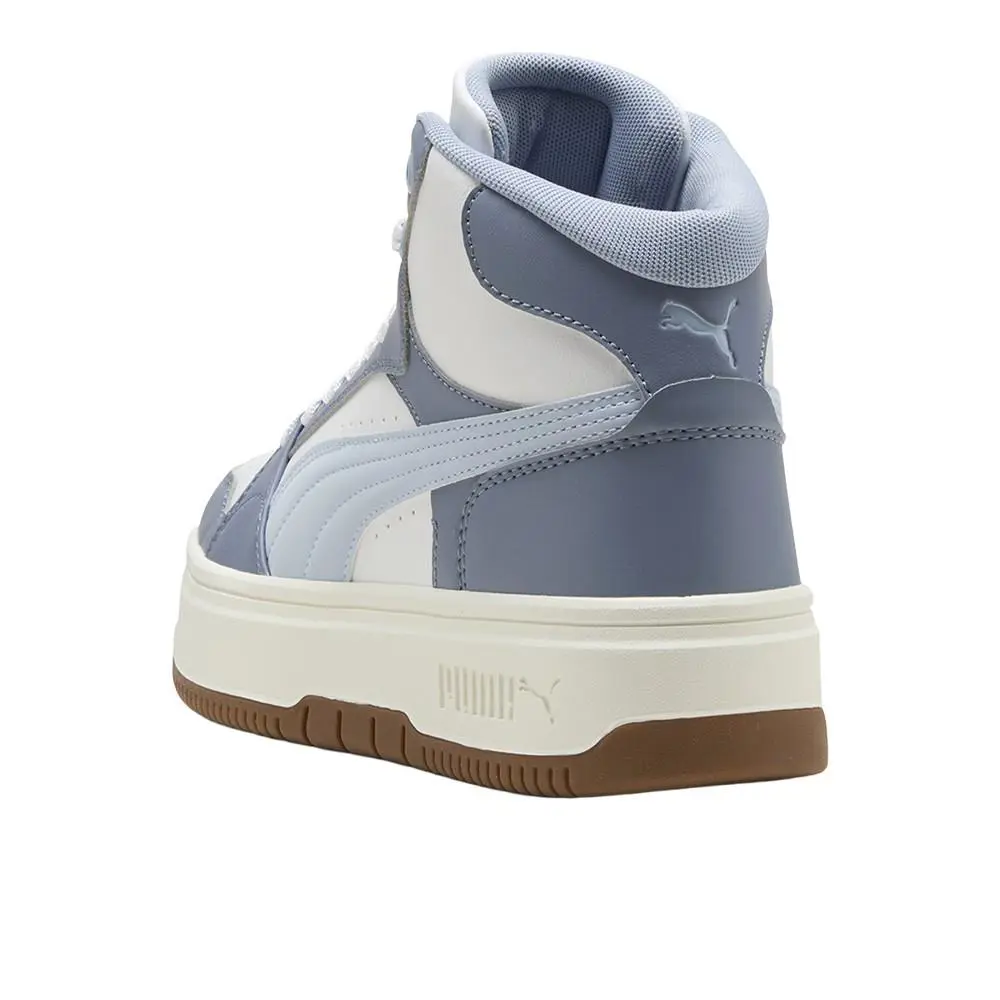 Puma shoes - PUMA Rebound Femme Mid High Top - 40259414 - Blue, White 5