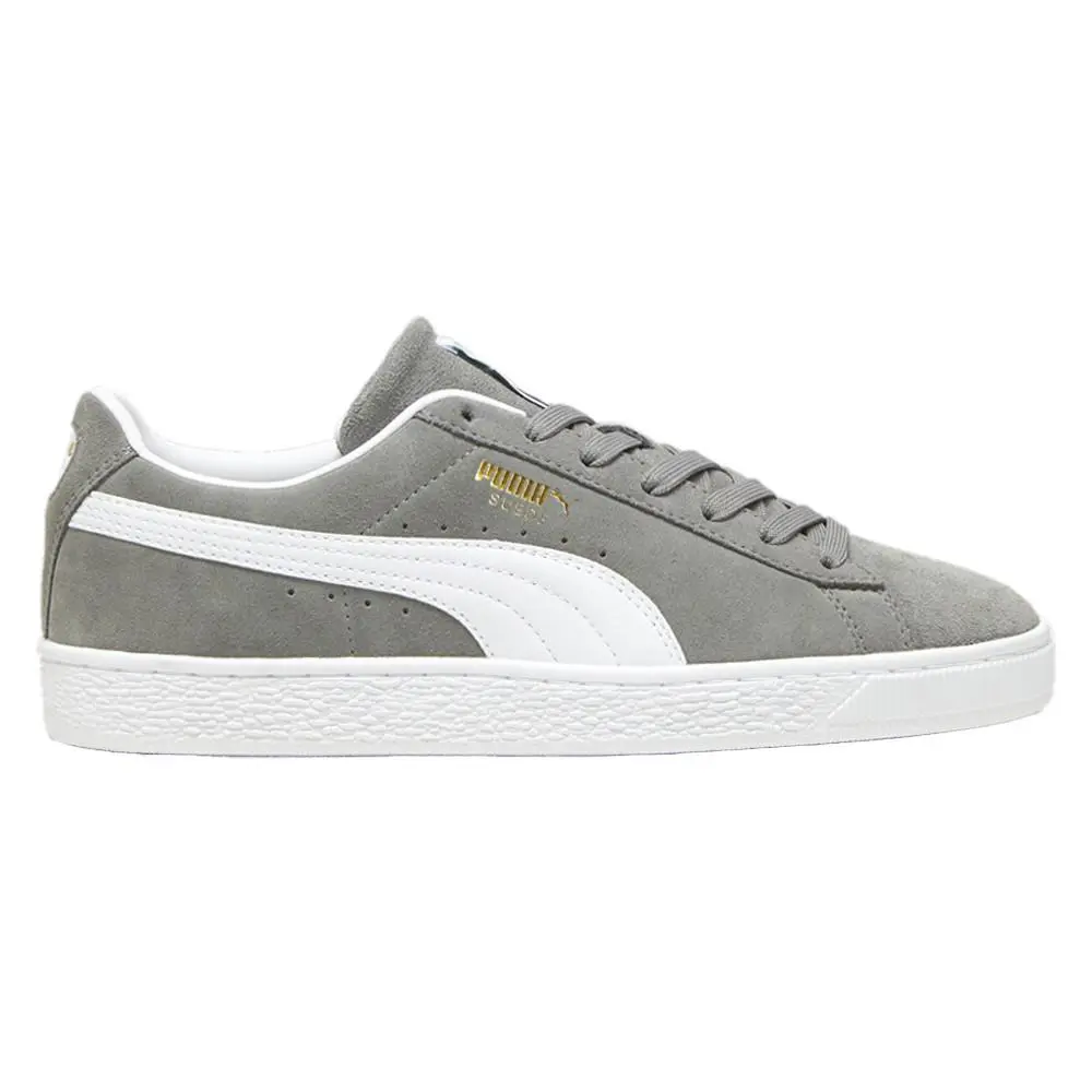 Puma Suede Classic Lace Up Mens Grey Sneakers Casual Shoes 39978106 - Grey
