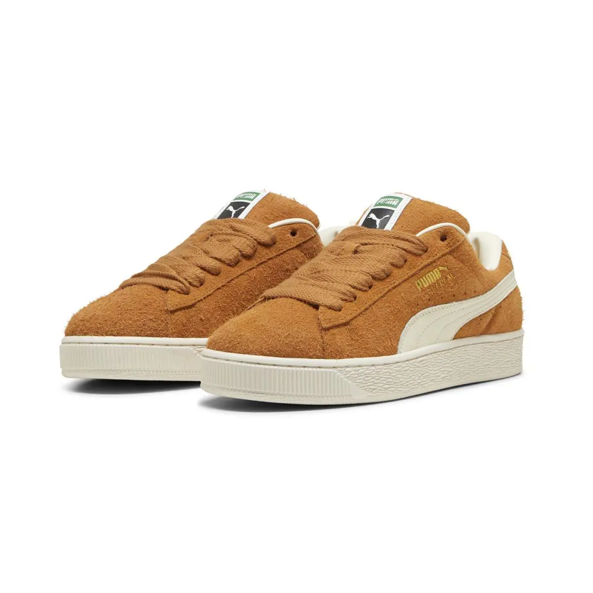 Puma shoes - PUMA Suede Xl Hairy Lace Up - 39724104 - Brown 0