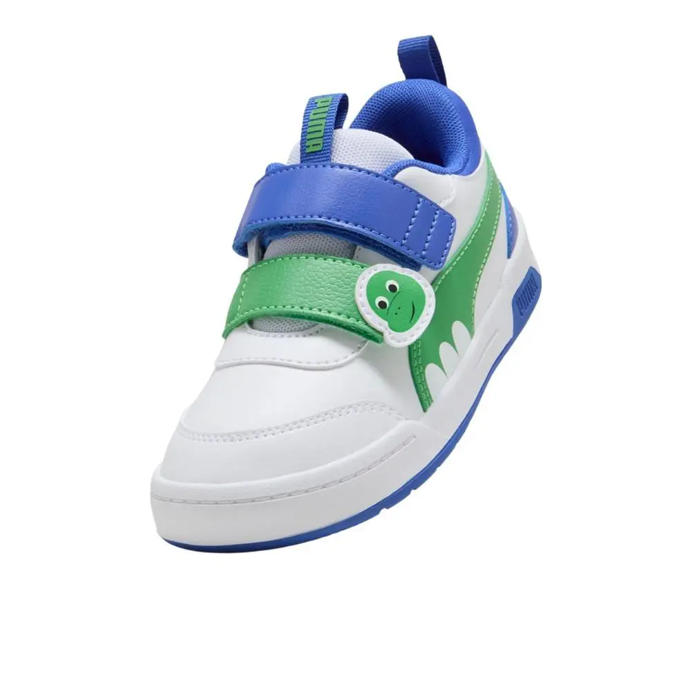 Puma shoes - PUMA Multiflex 2 Dino Slip On  Toddler - 40565001 - Blue, White 4
